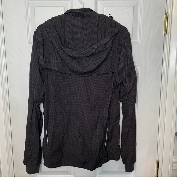 LULULEMON Grey Hooded Zip Up Athleisure Workout jacket small - Picture 3 of 5